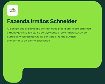 Fazenda Irmãos Schneider – cliente Giacobbo Contabilidade