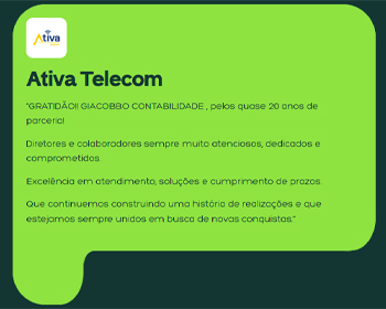 Atica Telecom – cliente Giacobbo Contabilidade